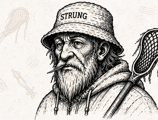 The Stringer — Strung Club mascot